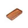 Natural Wooden Fruit Tray Japanese Style Dried Fruits Plates Stackable Tray  Restaurant
