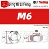 201 Stainless Steel Hex Nut: M3–M56 Fine Thread Thickened Nut