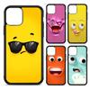 Funny Face For IPhone 17 16 15 14 13 12 11 Mini Pro Max Plus PC+TPU Back Phone Cover