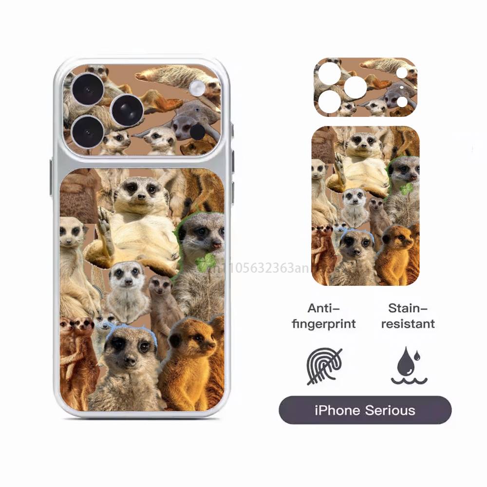 

Cute Baby Meerkat Removable HD/Matte Full Coverage Films For iPhone 17 Pro Max 17 Pro iPhone17promax