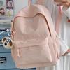 Schoolbag Korean Ins Fresh Bow High Value Middle School Backpack Female Sweet Soft Girl Travel Small Backpack