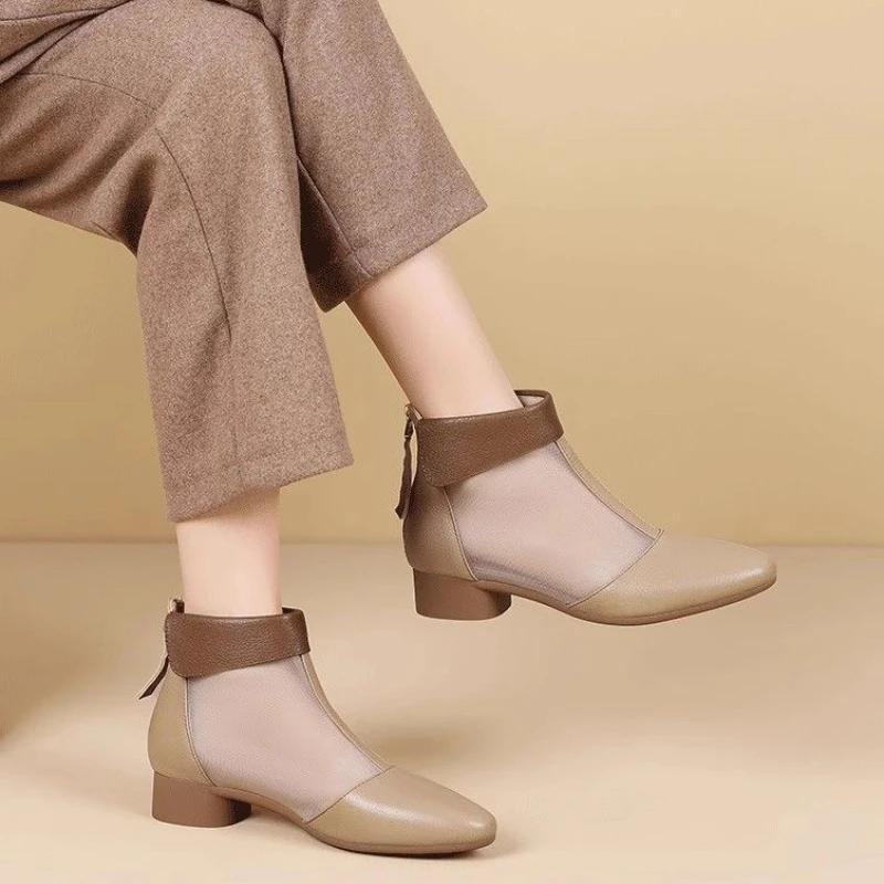Fashion With Medium Heels Woman Shoes Outdoor Summer 2025 Comfortable The Best Shoe Sales High Quality Luxury Casual Sandals for Women