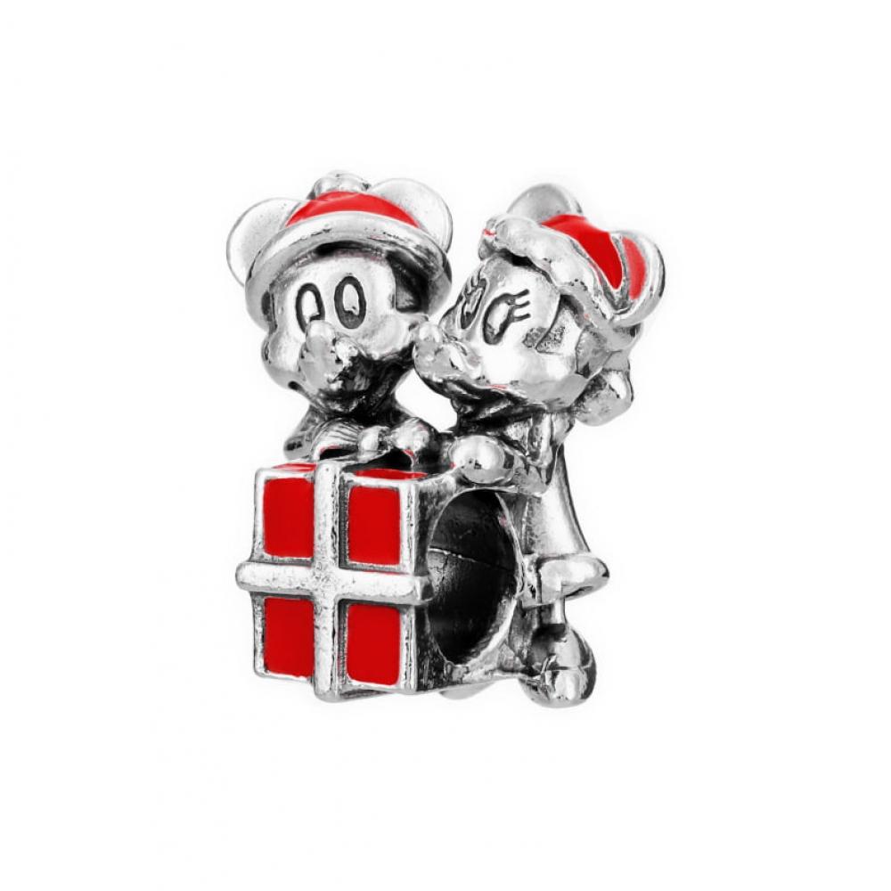 Pandora 799194c01 Disney Micky Maus   Minnie Maus Geschenk Silberner Anhänger