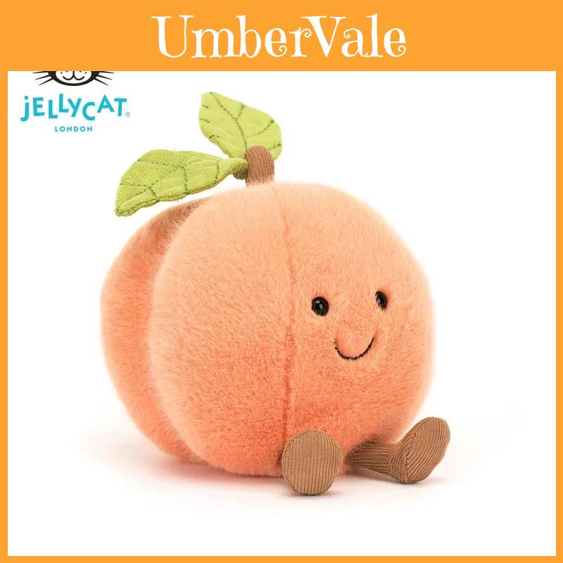 Adorable Plush Peach Doll Cute Cartoon Stuffed Toy Decorative Figure For Gifts