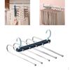 Adjustable Non Rack Wardrobe Trousers Saving Hanger Organizer