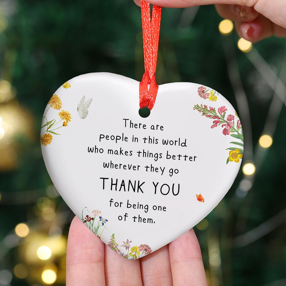 1 Friendship Commemorative Decoration - Gift Pendant - Best Friend Birthday/Thank You Gift, Festive Ribbon Decoration, 2D Flat