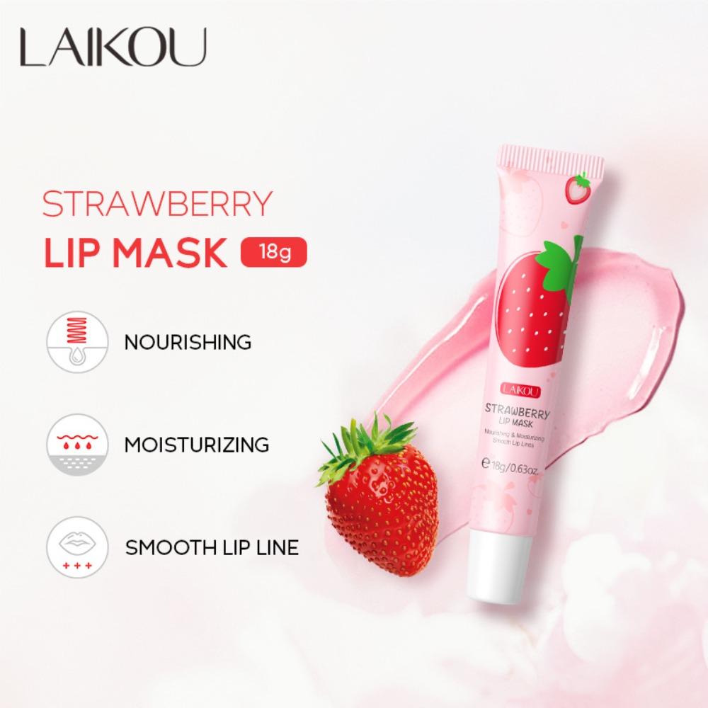 

LAIKOU Lip Balm 18g elastic tender lips sweet strawberry moisturizing 18g