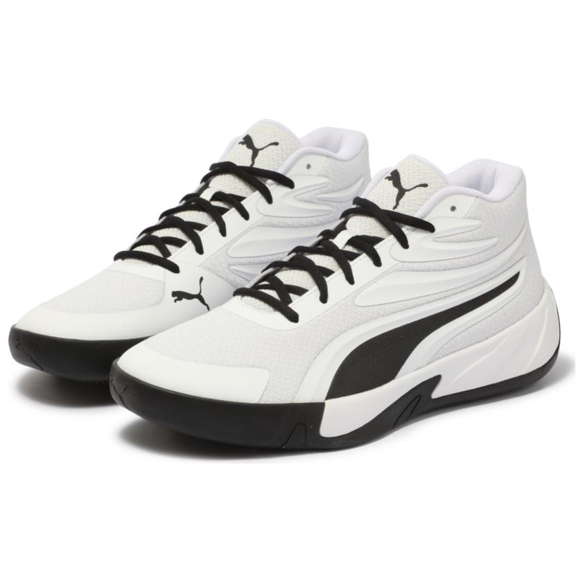 Puma Court Pro White Black Unisex Sneakers 310829-07