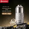 Doppelwandiger Isolierbecher aus reinem Titan - Kompakt, tragbar und stilvolle Geschenkoption