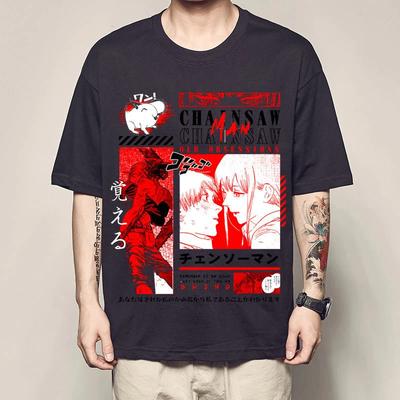 Chainsaw Man Cosplay Anime Manga T-Shirt Tee Undershirt Polyester