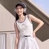 Fila Serie Originală Trendy Casual Versatil Maiou Femei topuri Nori-Ciuperci-Alb F11W529114FWT