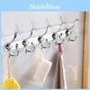 Wall Mounted White Heavy Duty Hanging Hook Bracket For Bathroom Hotel Back Door