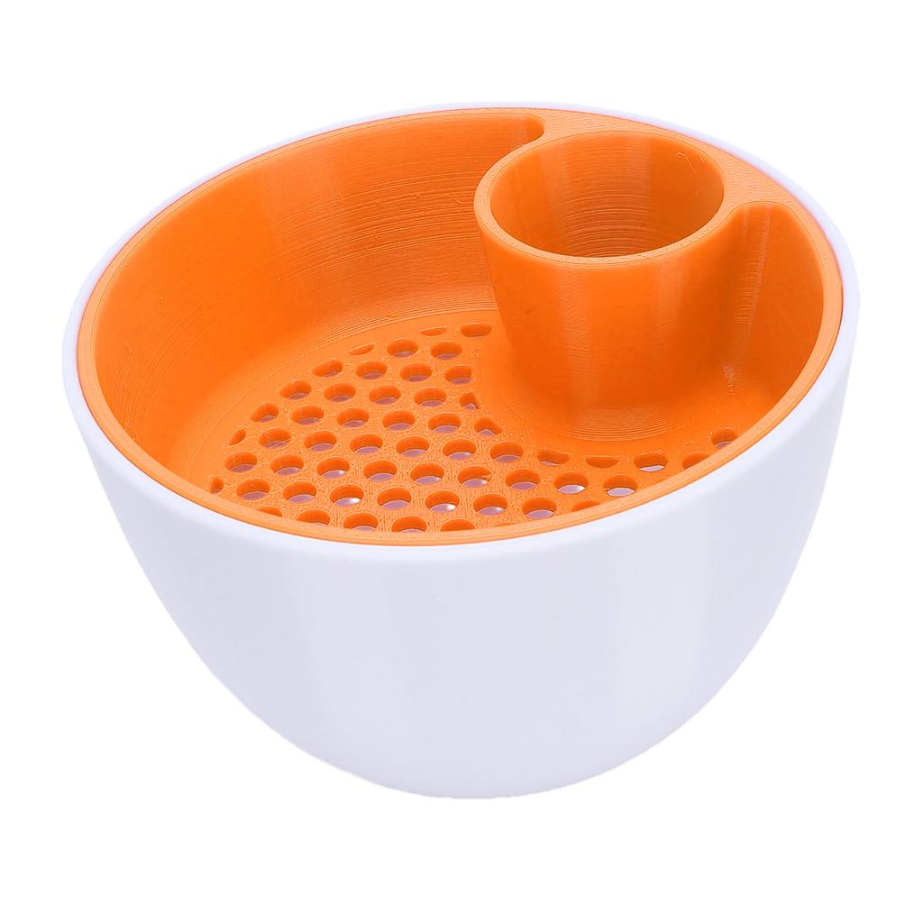 Dual Chamber Pistachio Bowl with   Container 3D Printed 2 In 1 Snack   for Nut Serving Built In Trash Compartment