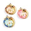 1pc Stainless Steel Charms 18K Gold Plated Snail Animal Pearlized  Multicolor Enamel Pendant DIY Necklace Jewelry 4.3cm X 4.3cm