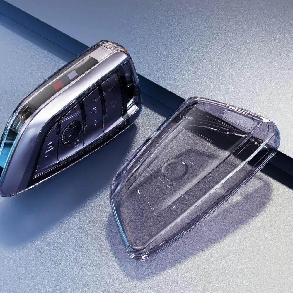 Car Key Case Cover Bag Accessories Holder Shell Keychain for Bmw F20 G20 G30 X1 X3 X4 X5 G05 X6 X7 G11 F15 F16 G01 G02 F48