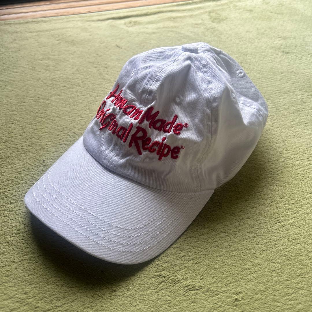 Used HUMAN MADE white cap