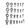 25 In 1 Set Universal Rock Casting Tackle Fishing Rod Guides Line Rings Top Tips
