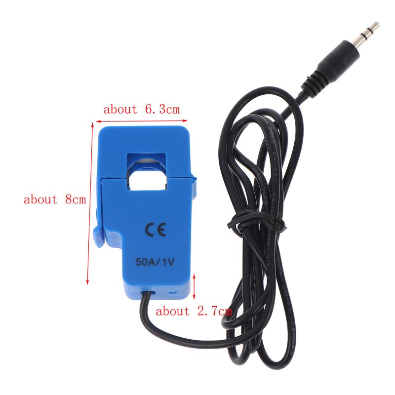 Sct-013 5A 10A 20A 30A 50A 60A 100A Stromwandler mit geteiltem Kern Öffnen-Schließen Nicht-invasiver AC-Sensor für Energiezähler