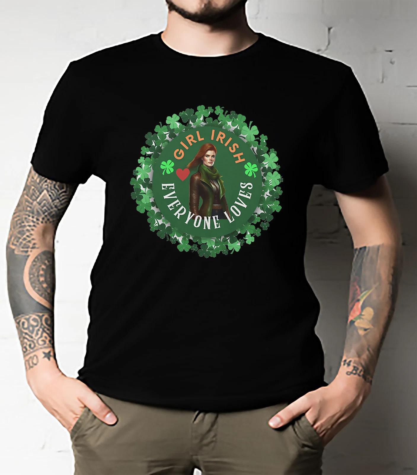 Men s and Women s T-shirts everyone loves an irish girl Classic S