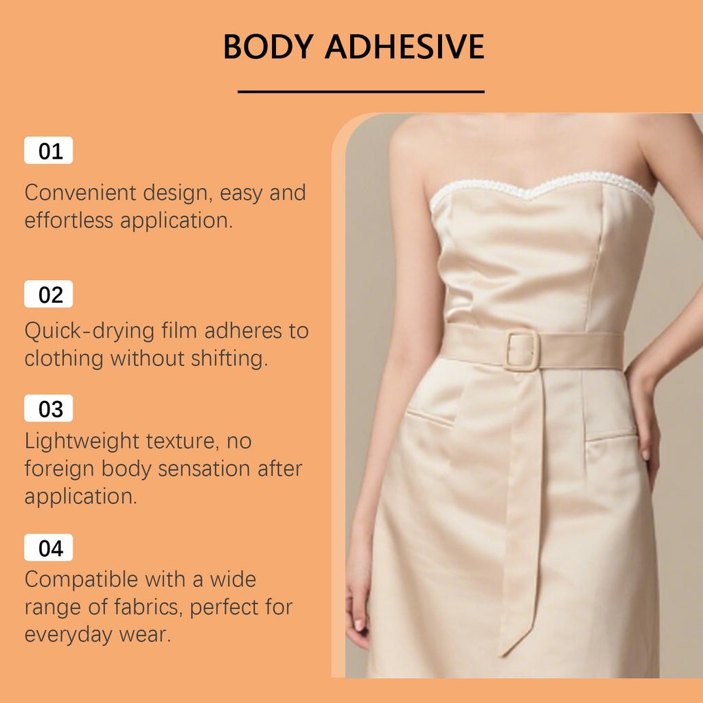 The Body Anti-glare Gel Is Mild And Its Ingredients Do Not Irritate The Skin. The Body Gel Is Suitable For Deep V-necks And Exposed Shoulders,30ml