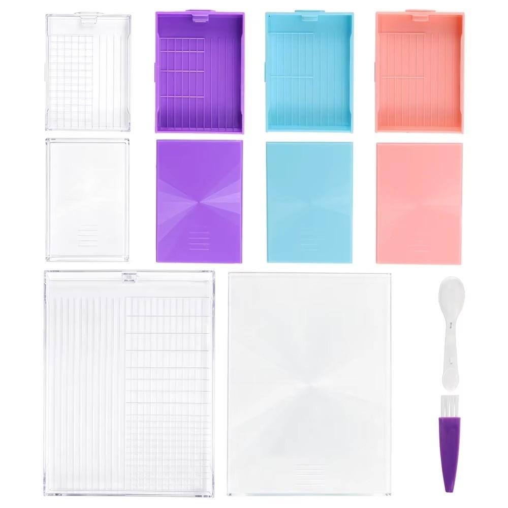 Multi-grid Diamond Sorting Tray Anti-spill Diamond Sorting Plate New Drill Storage Box Art Lovers