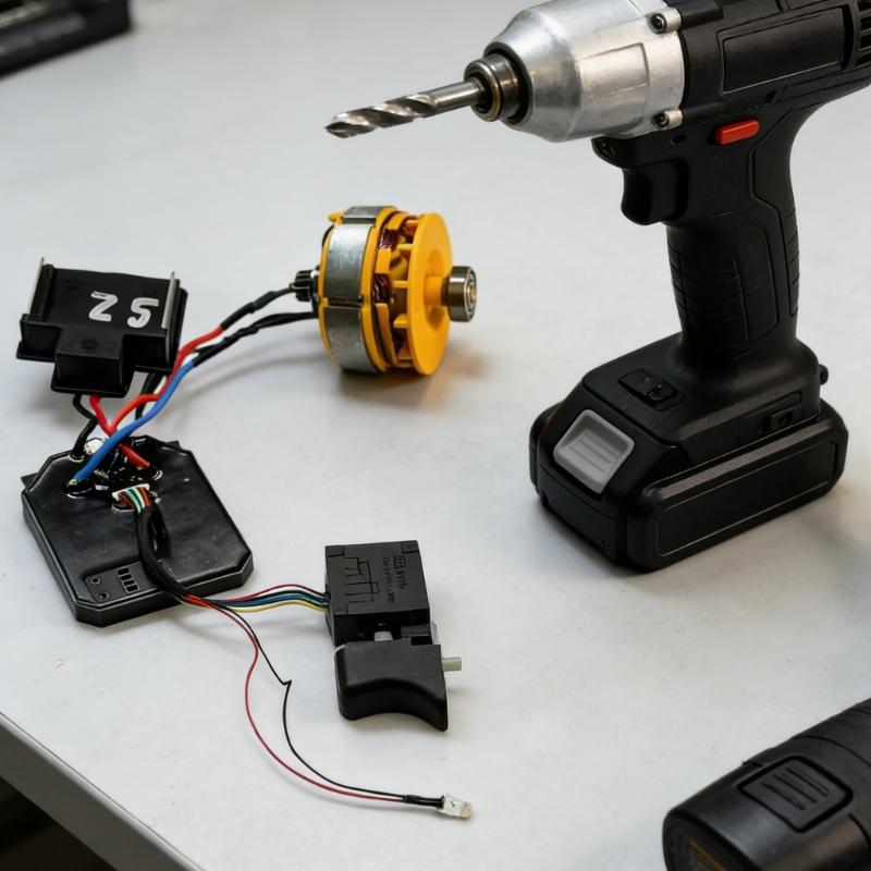 Electric Dril Brushless Motor Assembly 21V 13 Teeth For Electric Drill Brushless Equipment Easy Installation