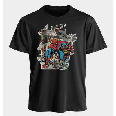 Męskie i damskie T-shirty Spider-Man Lato Styl amerykański Wiosna i jesień Nowe Luźne Oversize Casualowe z krótkim rękawem