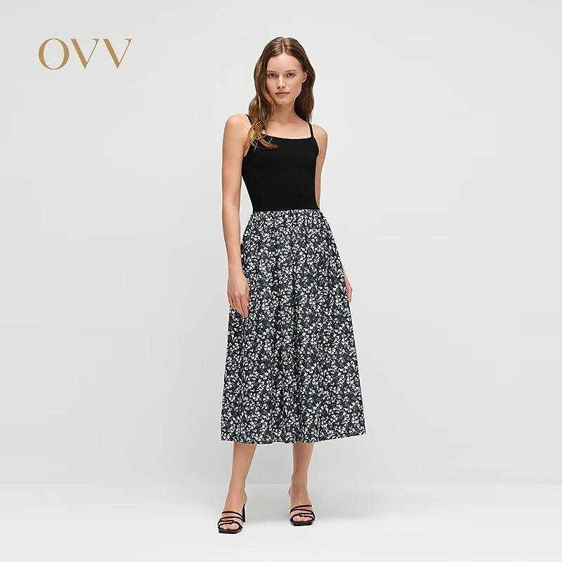 OVV Floral Print Suspender Dress L