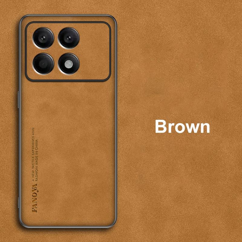 For Poco X6 Pro 5G Case Luxury PU Leather Phone Case For Xiaomi PocoX6 Pro X6Pro Redmi K70E Back Cover Silicone Full Protection