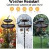 Dual-Layer Design Bird Bath Feeder Set Metal Outdoor Bird Bath New Metal Bird Bath  For Garden