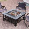 Outdoor Multifunctional BBQ Grill Table & Fire Pit