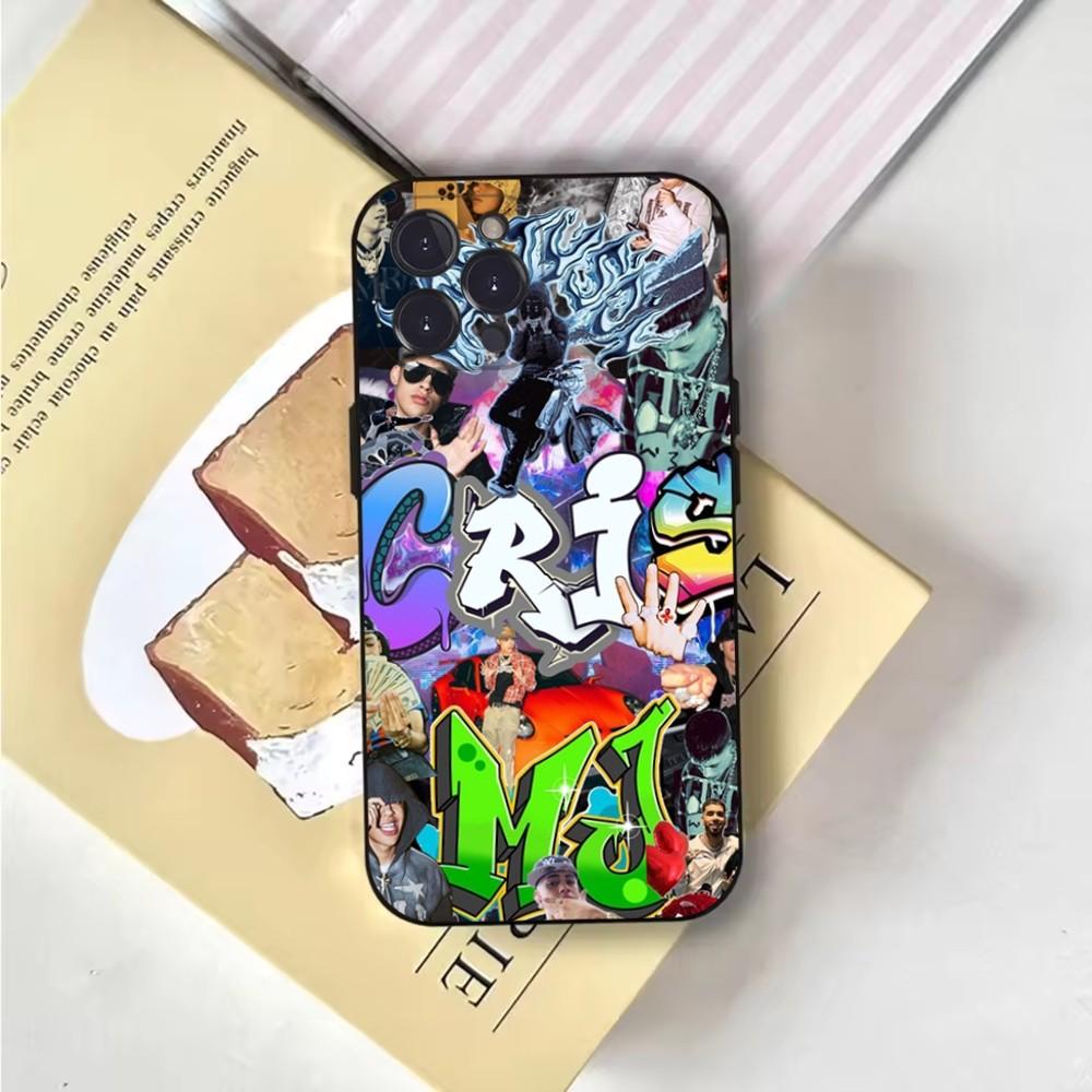 Cris MJ Singer Phone Case For iPhone 16,15,14,13,12,11,Pro,X,XS,Max,XR,Plus,Mini Soft Black Cover