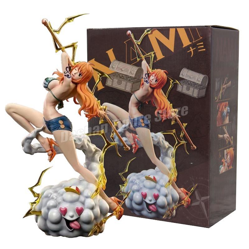 32cm One Piece Nami Action Figure Desktop Decoration PVC Collection Anime IU Straw Hat Pirates Gk Nami Figurine Model Toys Gifts