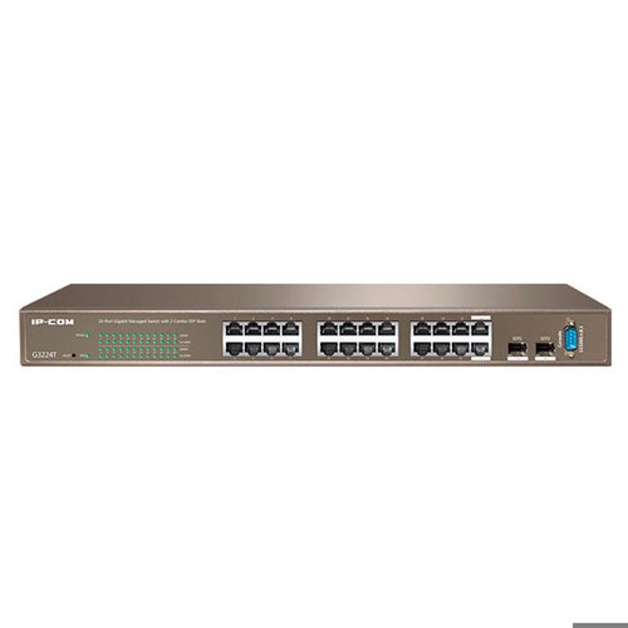 Switch - IP-COM - G3224T - 24 Ports - Gigabit Ethernet - Full Management