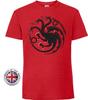Game Of Thrones Dance Of Dragons Blackfyre Targaryen Red T Shirt UnisexFitted