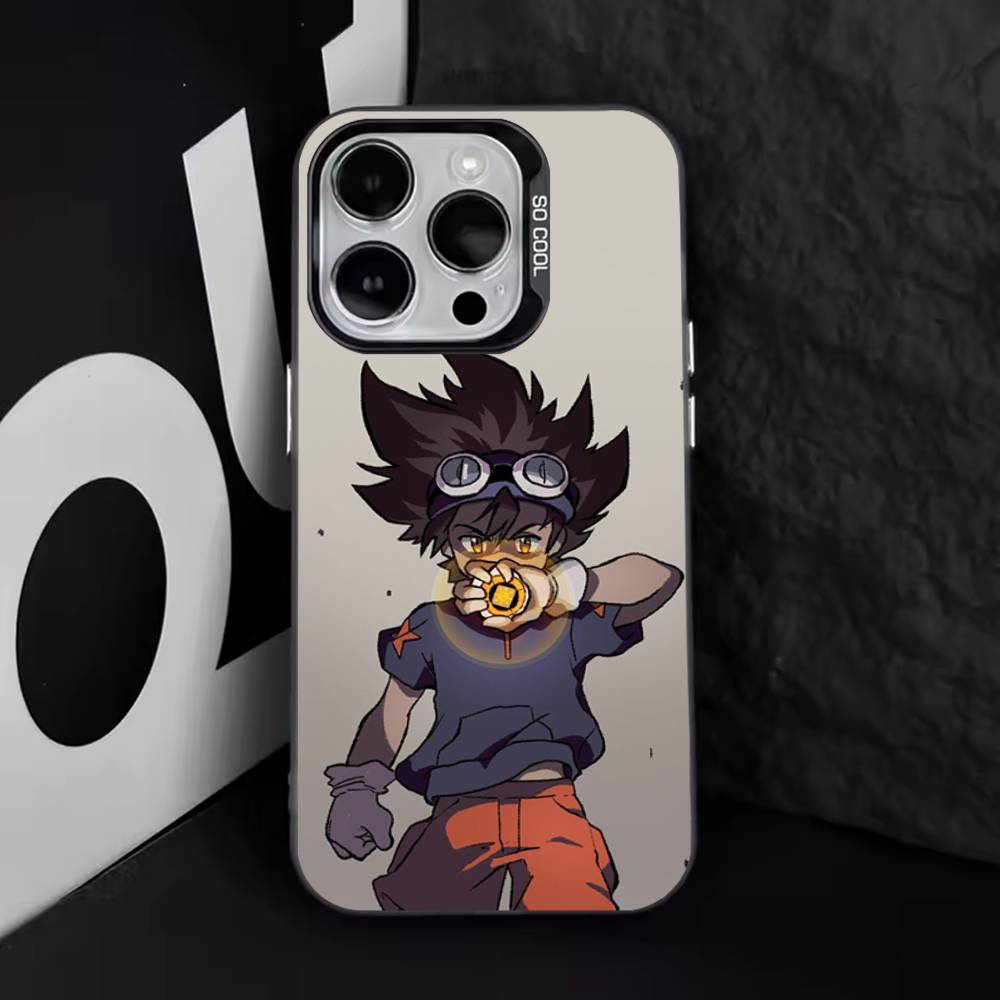 

Cute Digimon Digital Monster Phone Case For iPhone 16,15,14,13,12,11,8,7,Pro,Max,Plus,Mini,XS,SE Anti Fall Black Matte Hard iPhone12mini