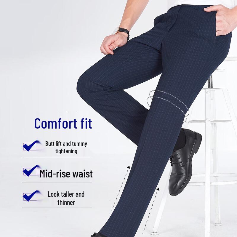 ROMON Men's Business Suit Trousers