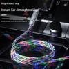 Zinc Alloy 4-in-1 Starry Sky Fast Charging Car Ambient Light Cable