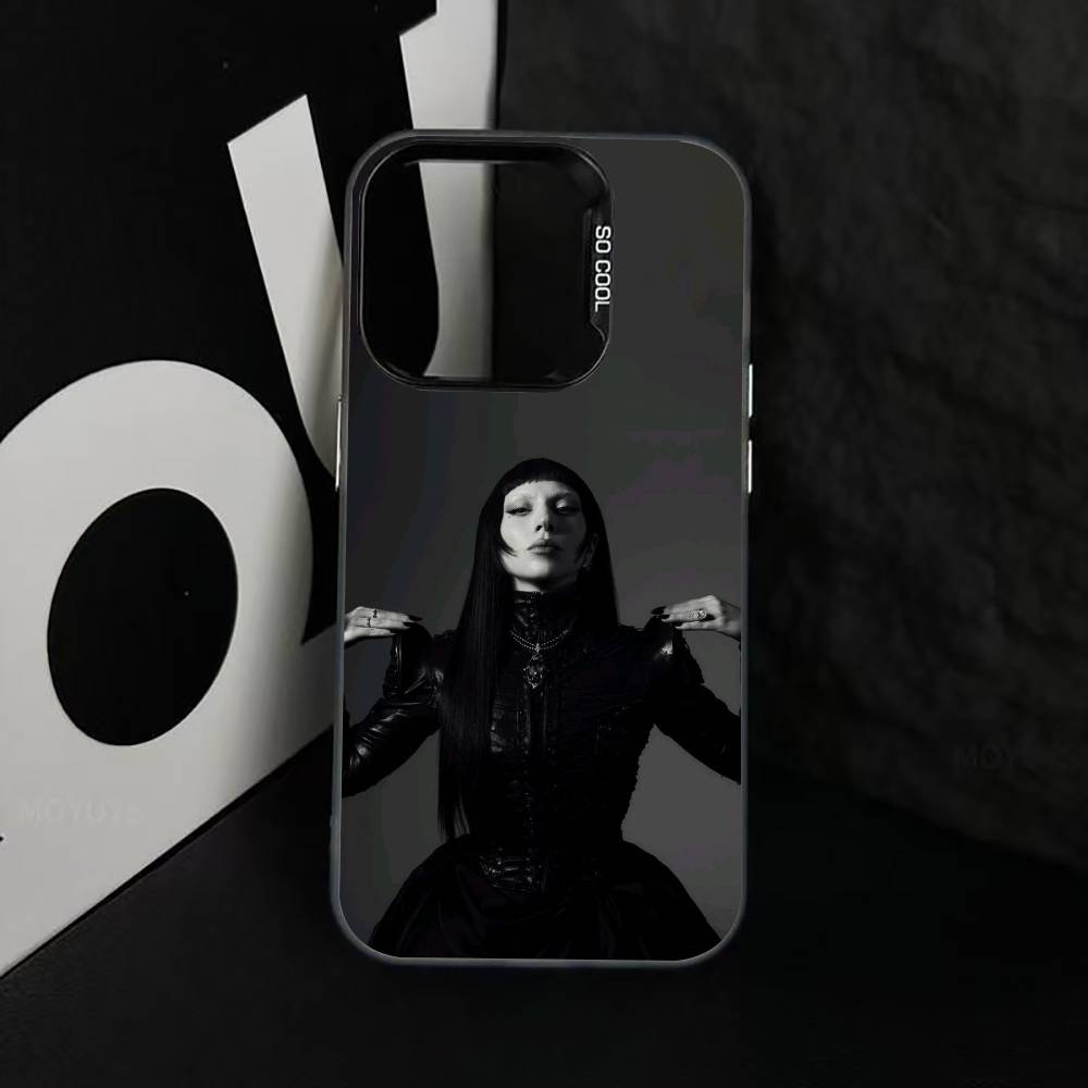 G-Gaga L-L Phone Case For iPhone 17,16,15,14,13,12,11 Plus,Pro Max,XS,Colored Silver Plated Inside Cover