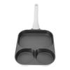   Egg Frying Pan Nonstick Ti Alloy 3 Cup Breakfast Frying Pan Ergonomic Handle Kitchen  