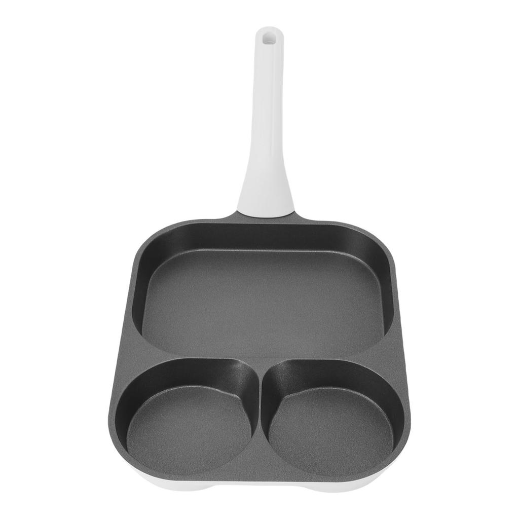   Egg Frying Pan Nonstick Ti Alloy 3 Cup Breakfast Frying Pan Ergonomic Handle Kitchen  