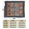 Soft Bedding Throws Travel Monkey Punch Blanket  Flannel Bedspread For Bedroom Trend Sofa Bed Cover