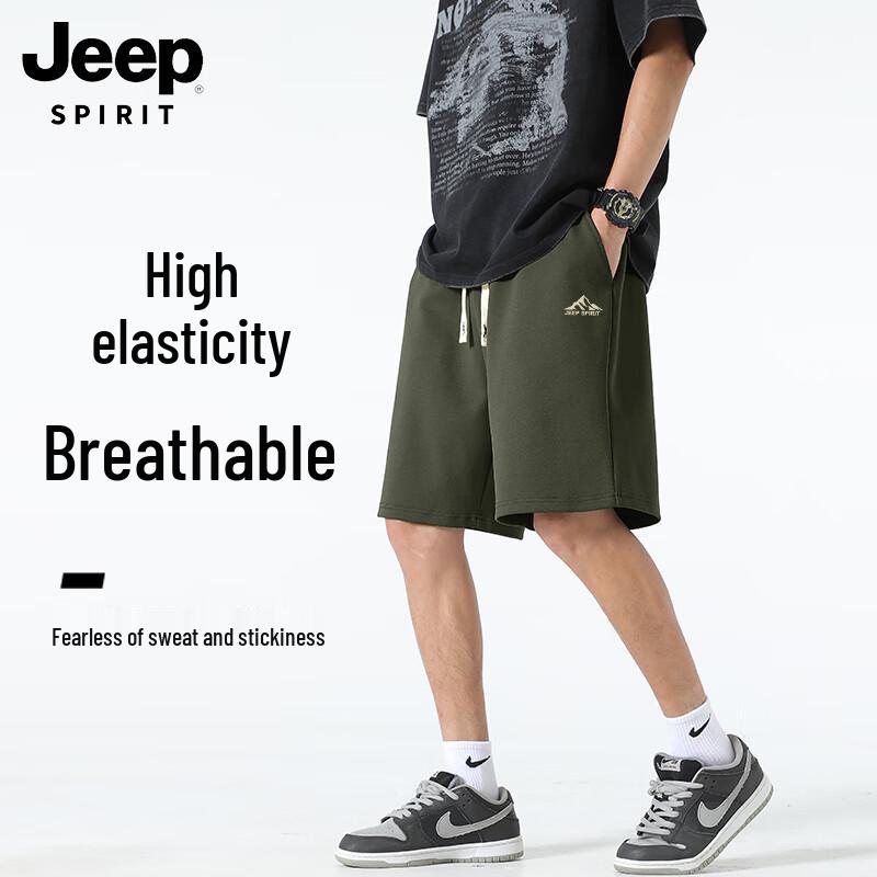 JEEP SPIRIT Men s Quick-Dry Cool-Feel Casual Shorts XL