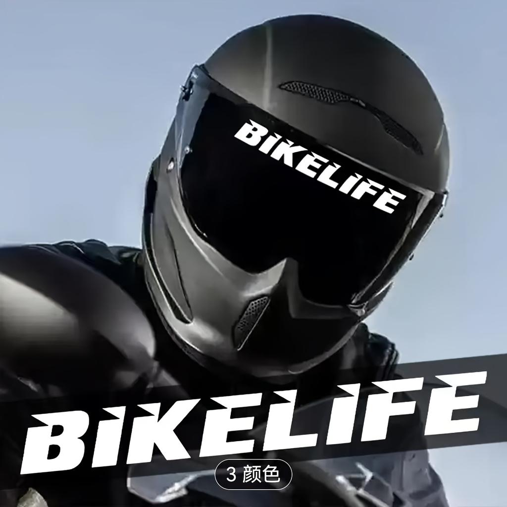 Bikerlife Sticker 1Pc Waterproof Scratch Resistant Self-Adhesive Vinyl Decal for Motorcycle Helmet Fuel Tank Bike Decor