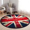 Non Slip Cartoon Printing Round Crawling Carpet for Computer Chair Kids Room