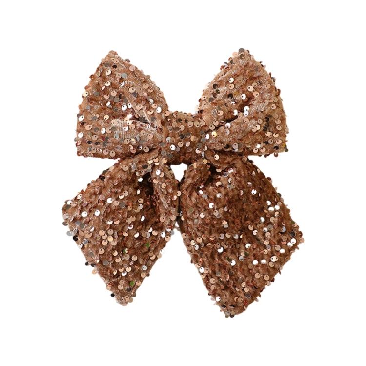 

Elegant Christmas Bowknot Decors Colorful Christmas Bowknot Charm Set Multifunctional for Gift Wrapping and Decors кавовий/золотистий