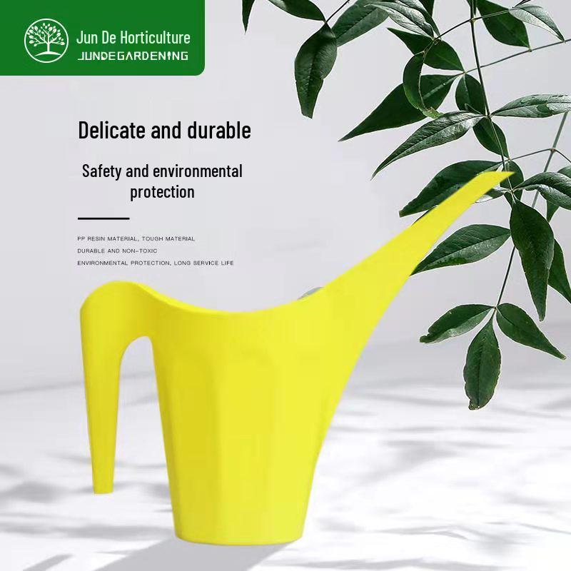 Gießkanne aus Kunststoff mit langem Ausguss und großem Fassungsvermögen für Gartenarbeit, Sukkulenten, Topfpflanzen, Gemüse und Blumen