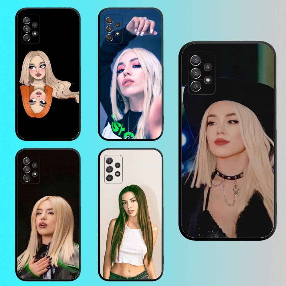 Singer A-Ava M-Max Phone Case For Samsung S 25,24,23,22,30,21,10,9,Ultra,Plus,Lite,FE,4G,5G Black Soft Case