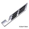 3D Metal V Logo Badge Sticker Front Grill Side Fender Rear Trunk Emblem Decal