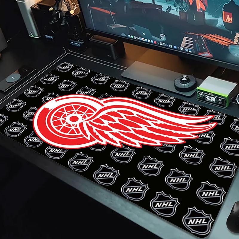Detroit Red Wings Color Mouse Pad Large Gaming Table Cushion Non-slip Laptop Tablet Big Mousepad XXL Mat Mini PC Playmat With Lock Edge